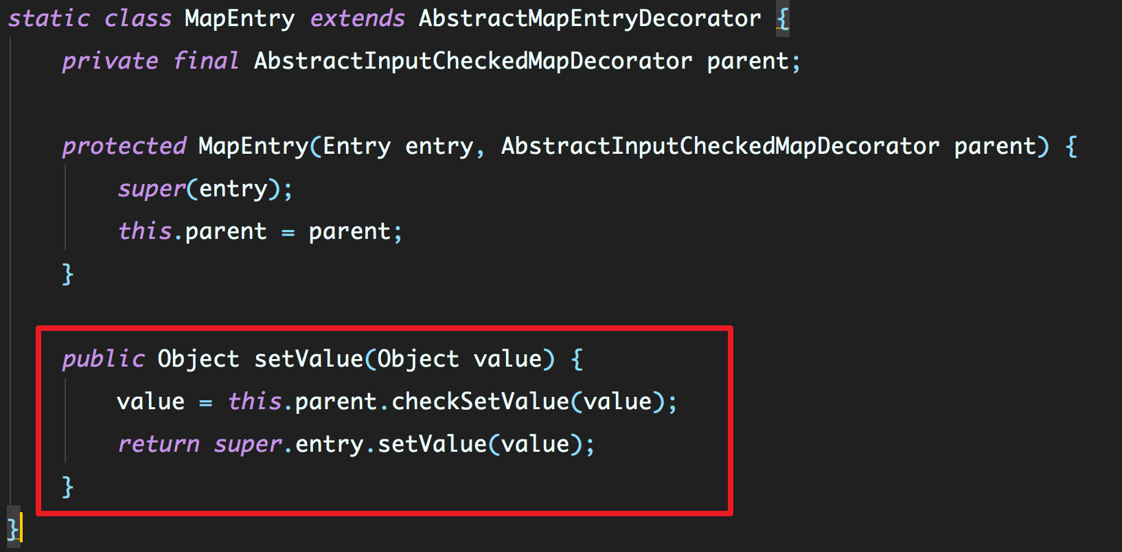 checksetvalue